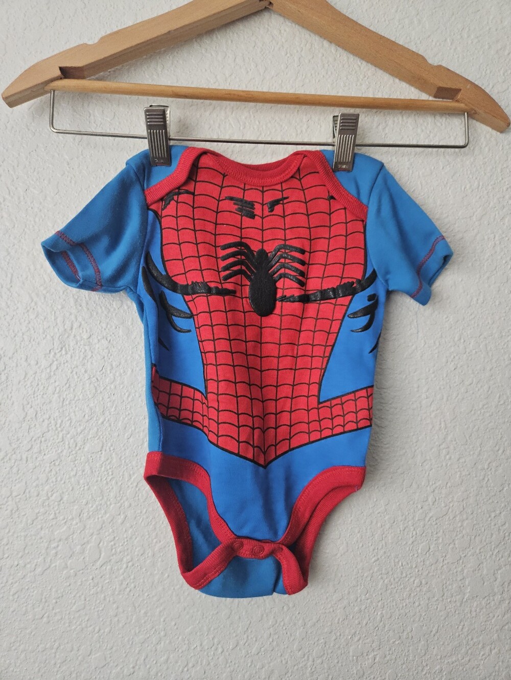 disney marvel spiderman suit baby onesie, 6 - 9 months